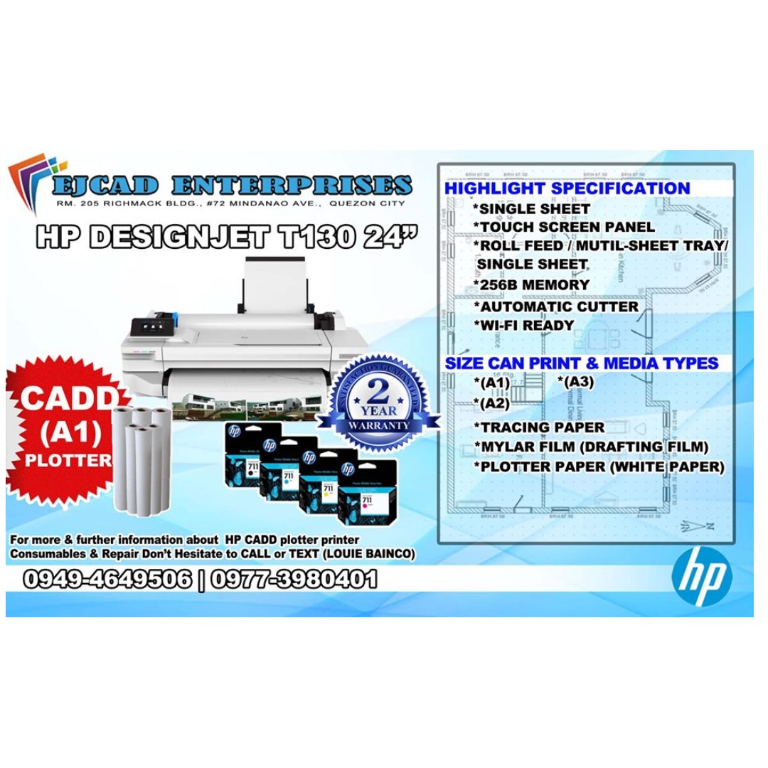 hp plotter t130