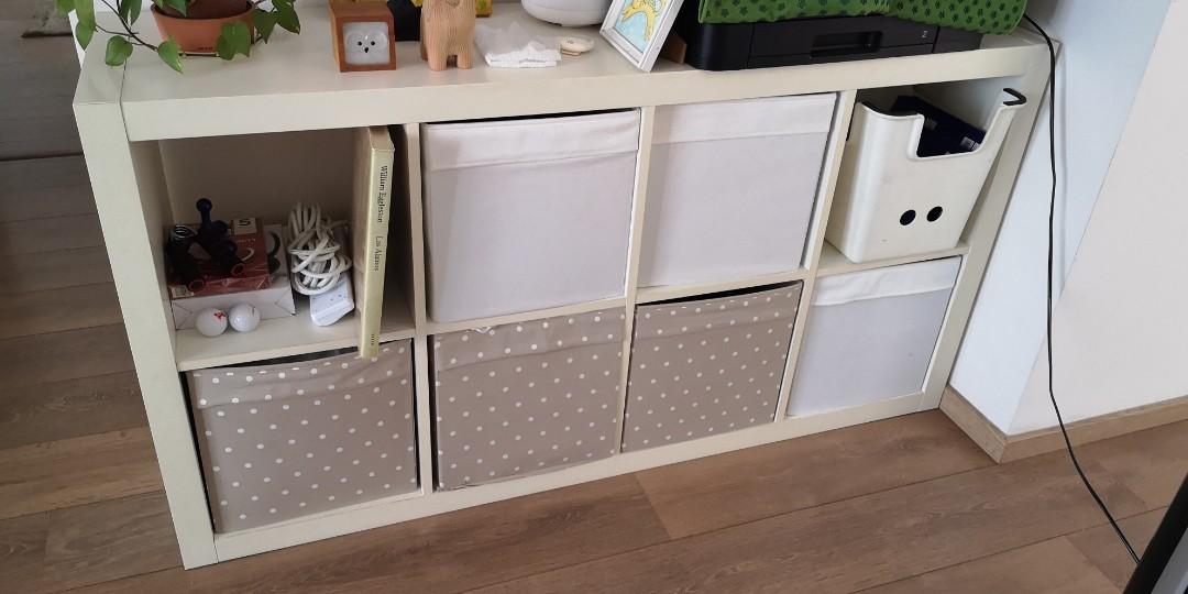 Ikea Expedit Shelf White Furniture Shelves Drawers On Carousell