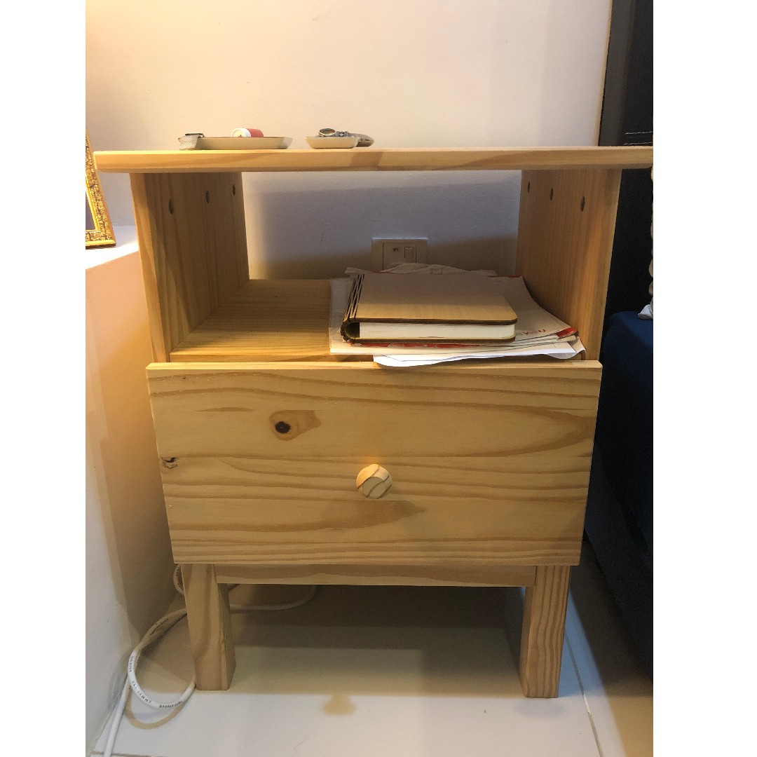 Ikea Tarva Bedside Table/Nighstand, Furniture & Home Living, Furniture