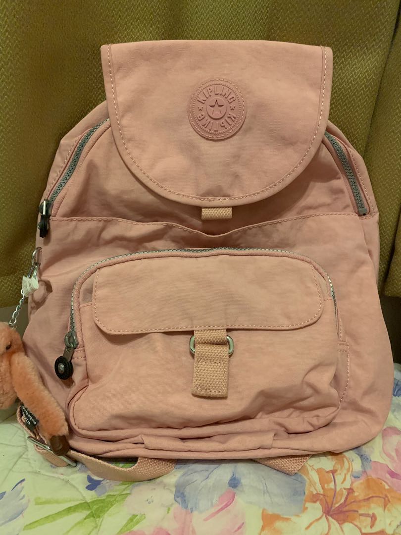 Kipling Pink backpack, Women's Fashion, Bags & Wallets, Backpacks on