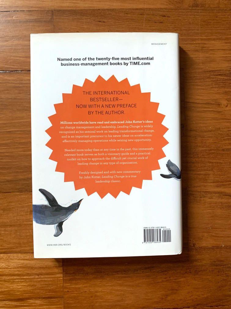 Leading Change By John P Kotter Books Stationery Non Fiction