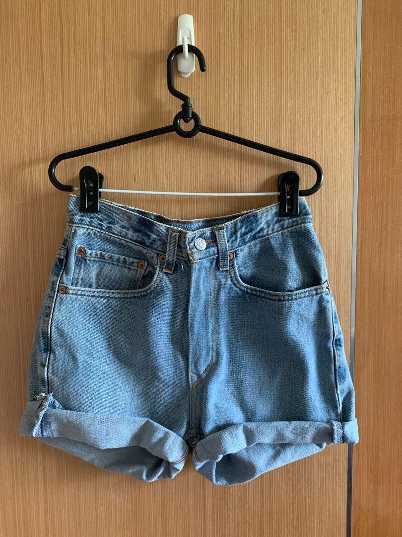 levi strauss high waisted shorts