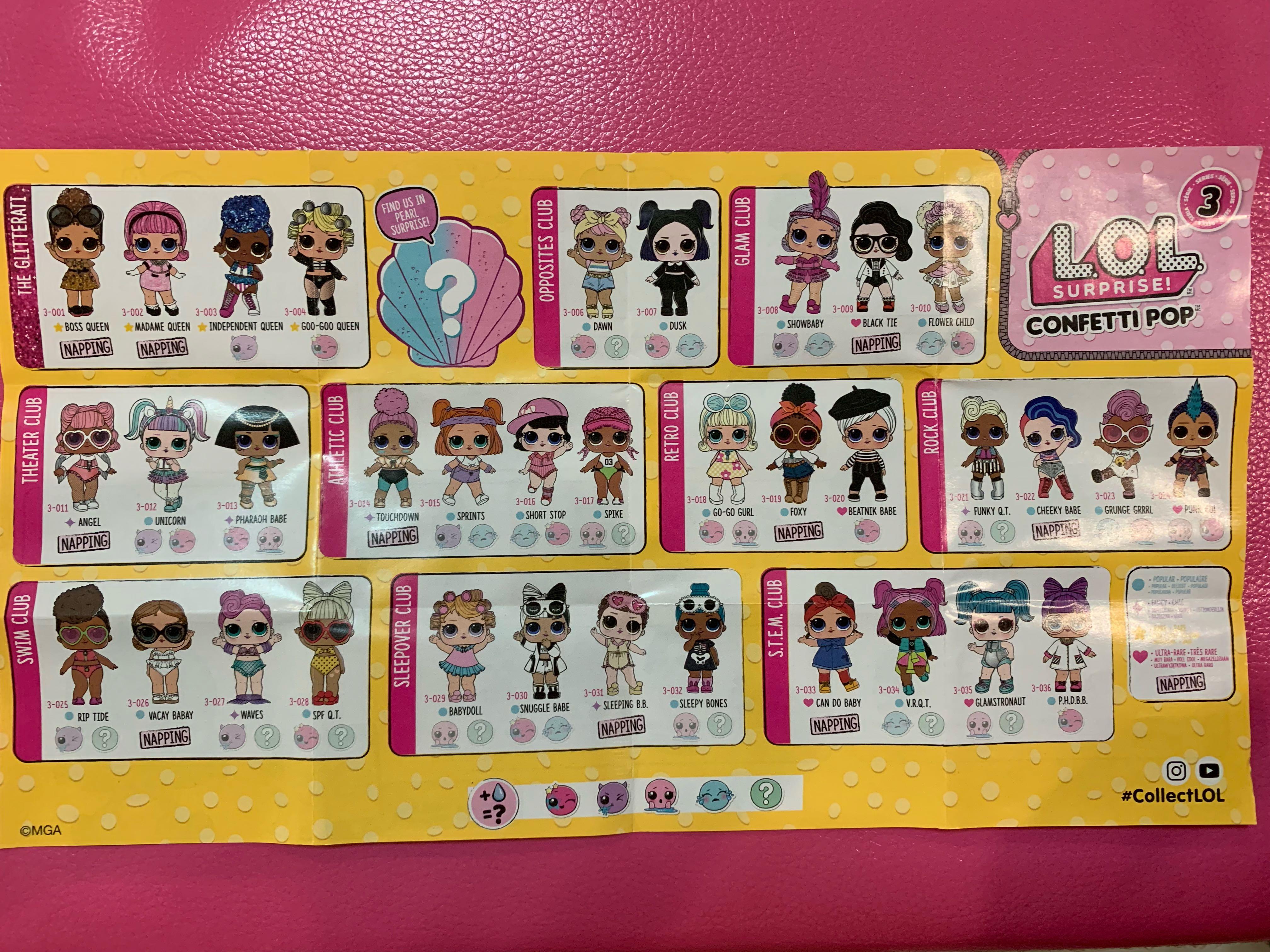 LOL SURPRISE SPF QT confetti pop Hobbies Toys Toys Games