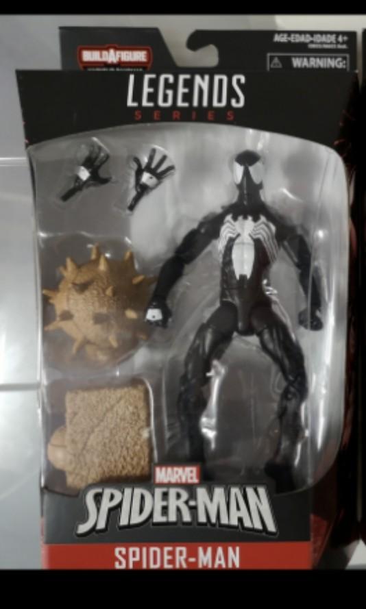 Marvel Legends Symbiote Spiderman hasbro MISB complete with