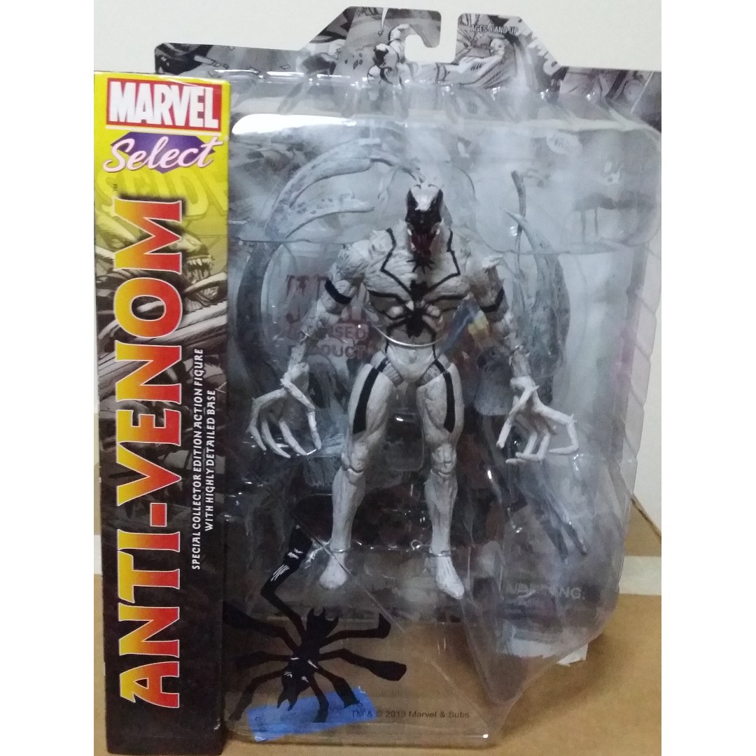 7" Marvel Select Anti-VENOM Amazing Spider-Man Legends Icons Action Figure Toys 