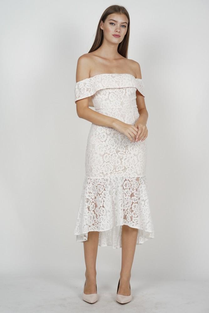 off shoulder lace
