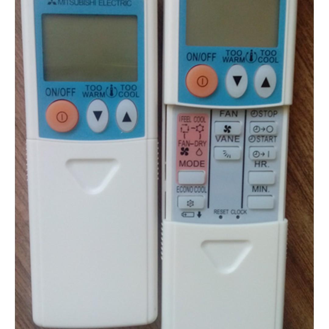 Mitsubishi Aircon Remote Control Mp04a Mp04b Ms A10vd Msx 09tv Brand New Shopee Singapore