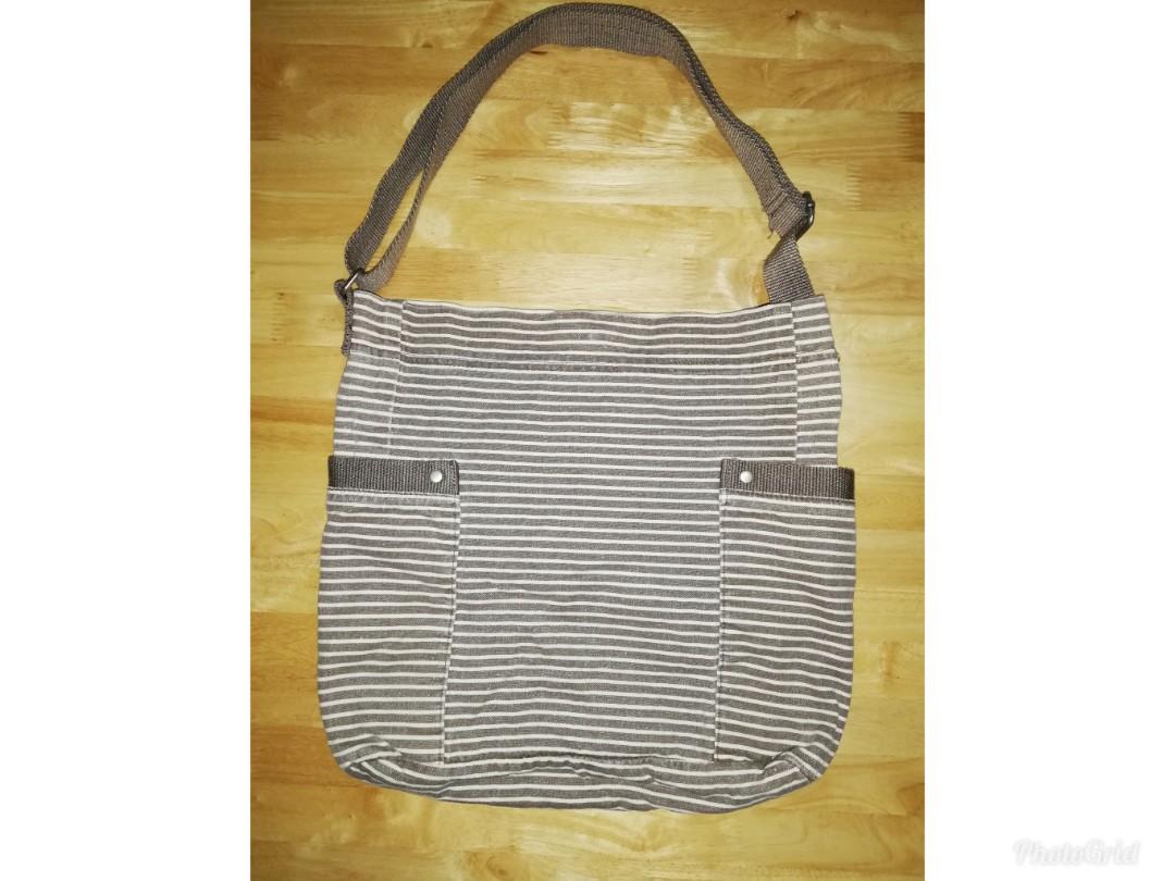 Mossimo Brown Canvas Bag (Category: Purses & Pouches) located in Makati City. Submitted by closet_stuff (Listing ID 247802358, Image 1). Description: Mode of payment BPI.