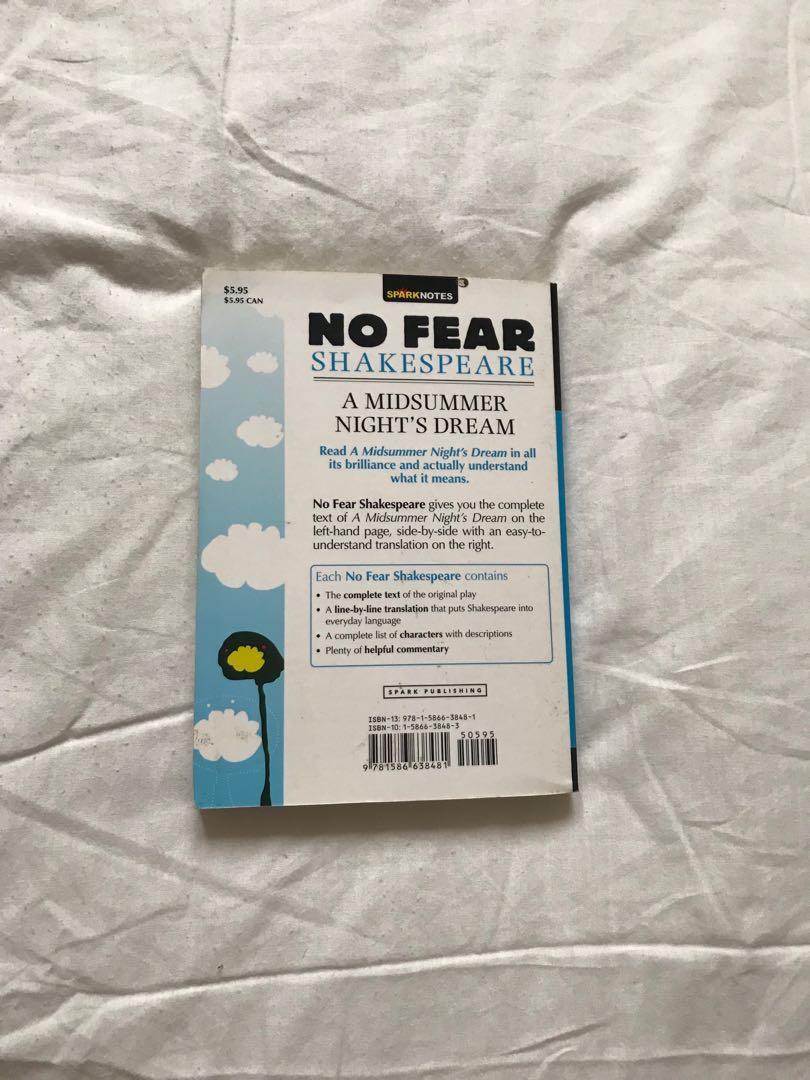 No Fear Midsummer Nights Dream A Midsummer Night's Dream,
