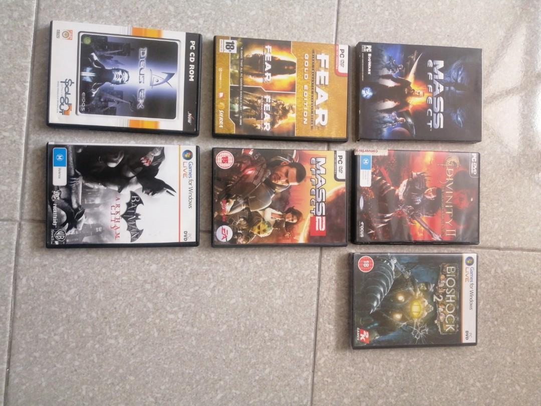 Original PC Games (Unused) (Category: Nintendo) located in Paranaque City. Submitted by rowell.nono (Listing ID 247817996, Image 1). Description: Selling Php 1,000.00 per piece 6,000.00 as bundle.