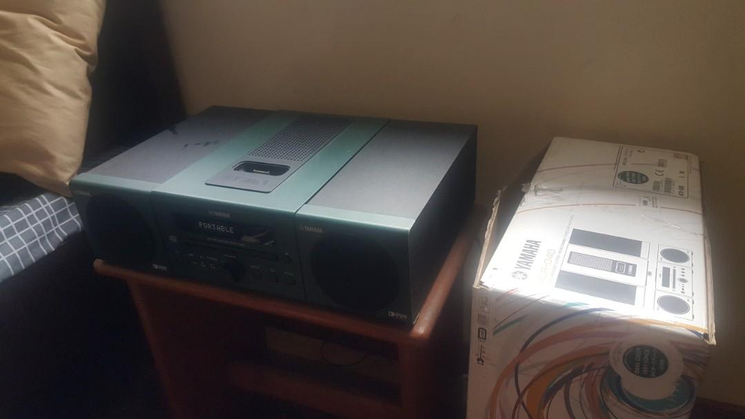 Original Yamaha Speaker with built-in subwoofer (Category: Soundbars, Speakers & Amplifiers) located in Caloocan City. Submitted by khael1987 (Listing ID 247889232, Image 3). Description: Original Yamaha Speaker Bought in Qatar brand new... Now 2nd hand speaker with iphone socket... can be used to charge iphone old model or play music with it... Great sound... Decluttering pre-loved items... Available only for meet-ups and Pick-up... You can use 