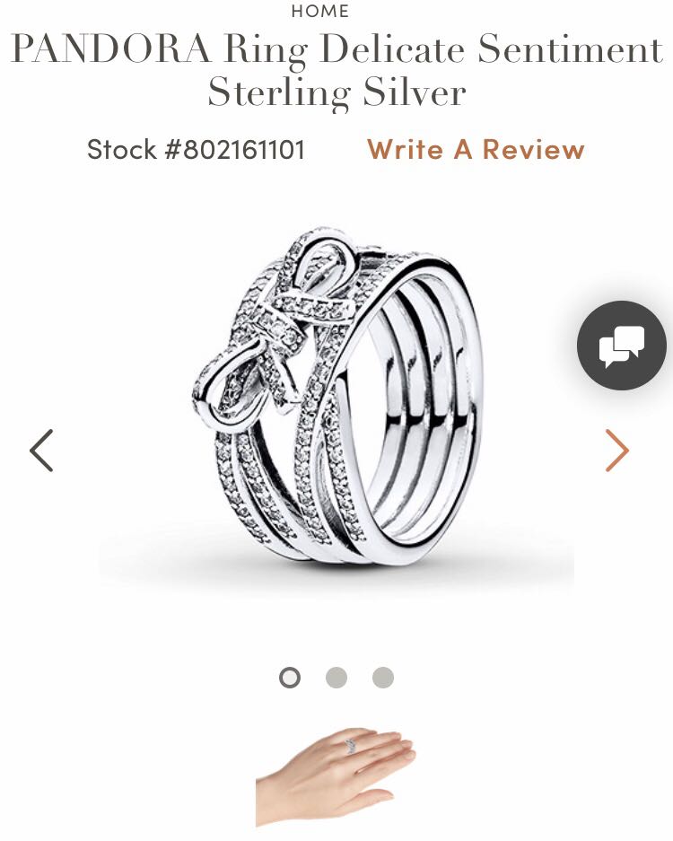 Pandora Ring Delicate Sentiments Luxury Accessories on Carousell