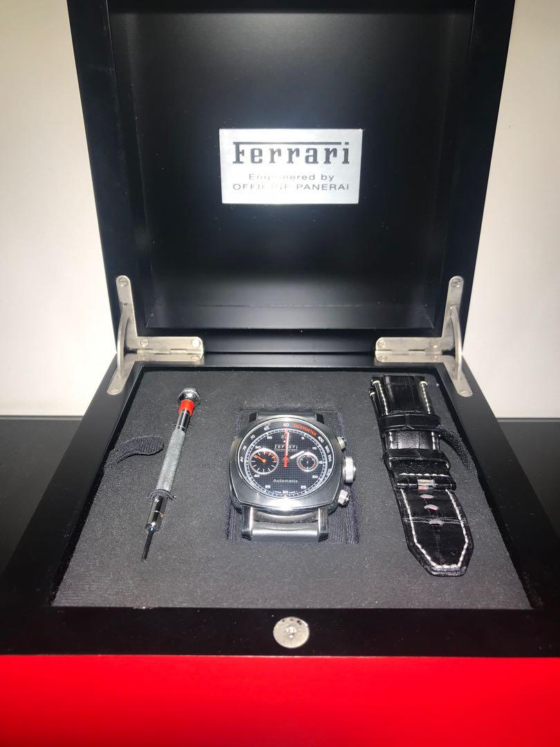Panerai Ferrari Limited (Category: Luxury Watches) located in Pasig City. Submitted by tycoon.cars (Listing ID 247780302, Image 3). Description: Panerai Limited Ferrari Edition Complete with box Other watches also available!.