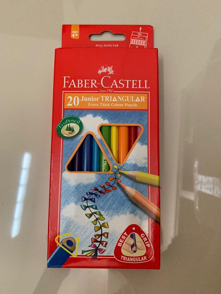 Pensil Warna Faber Castle Triangular Isi 20 Books Stationery