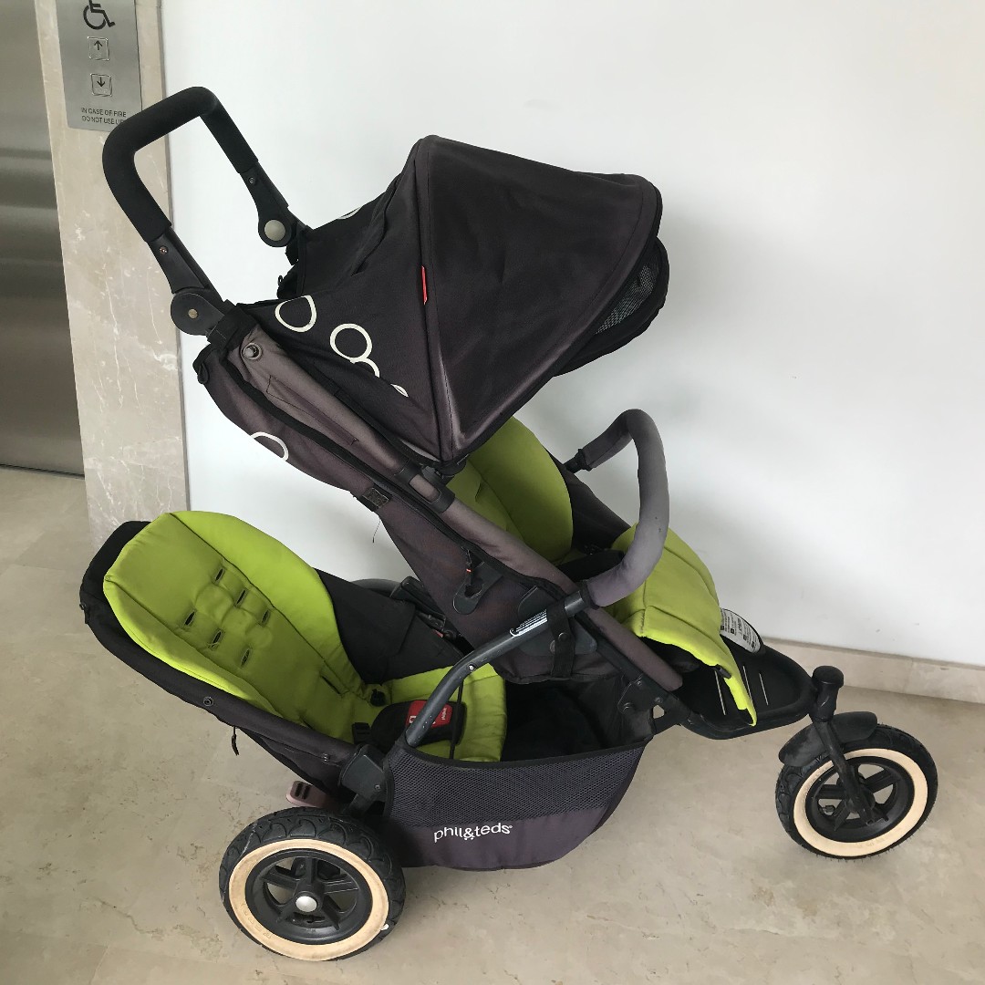 Phil and Teds Double Stroller, Babies & Kids, Going Out, Strollers on ...