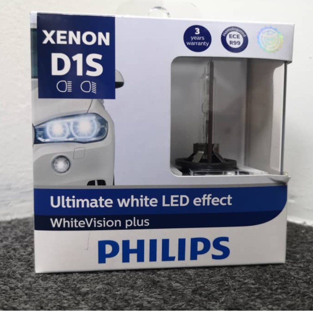 philips xenon d1s ultimate white led effect