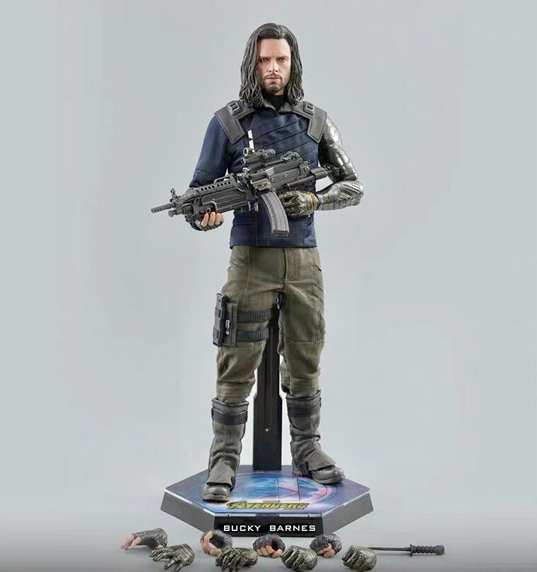 PO Hot Toys avengers infinity War Bucky Barnes Hobbies Toys