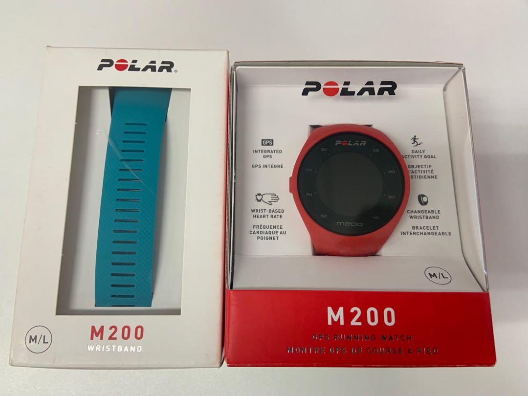 polar m200 blue