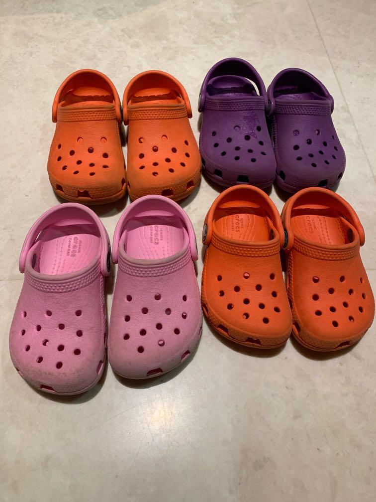 orange crocs for sale