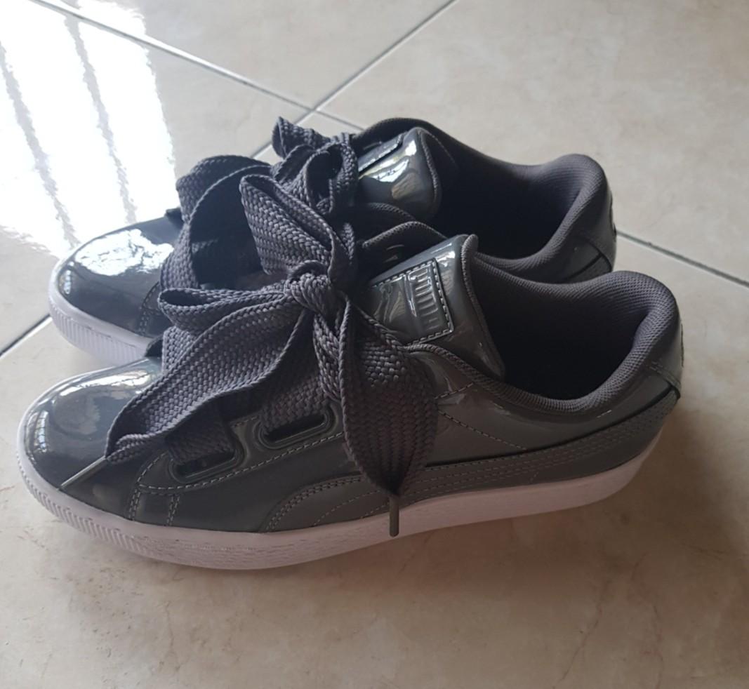 puma grey colour shoes