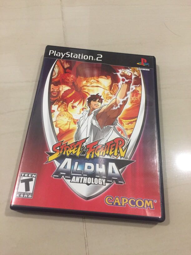 Street Fighter Alpha Anthology - PS2 PAL - Version Promo Presse - Bon état