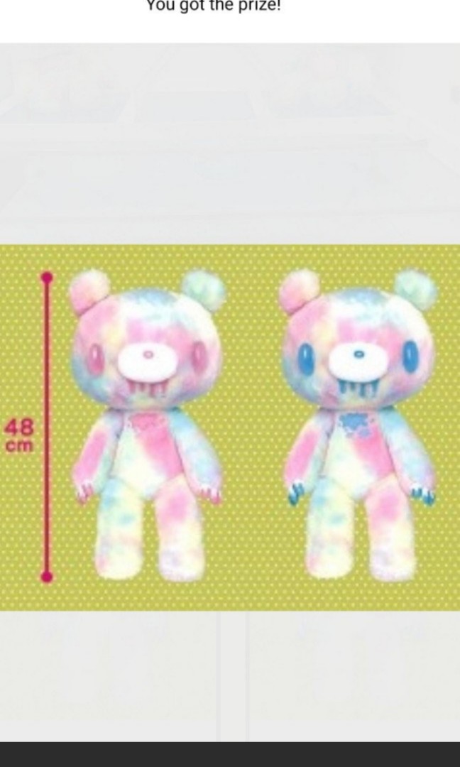 48cm Rainbow Chuck Gloomy Bear Toreba Hobbies Toys Toys Games On Carousell
