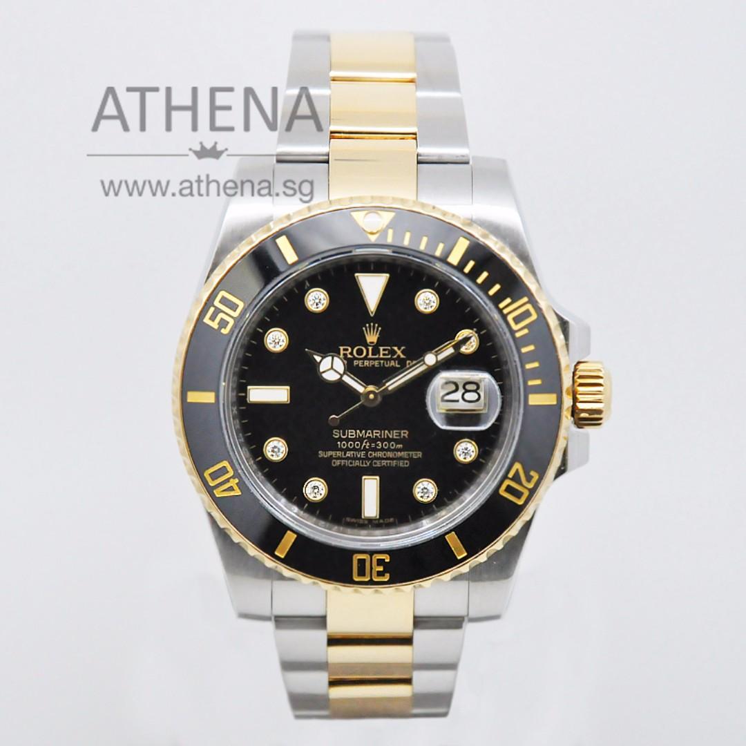 Rolex submariner discount black diamond