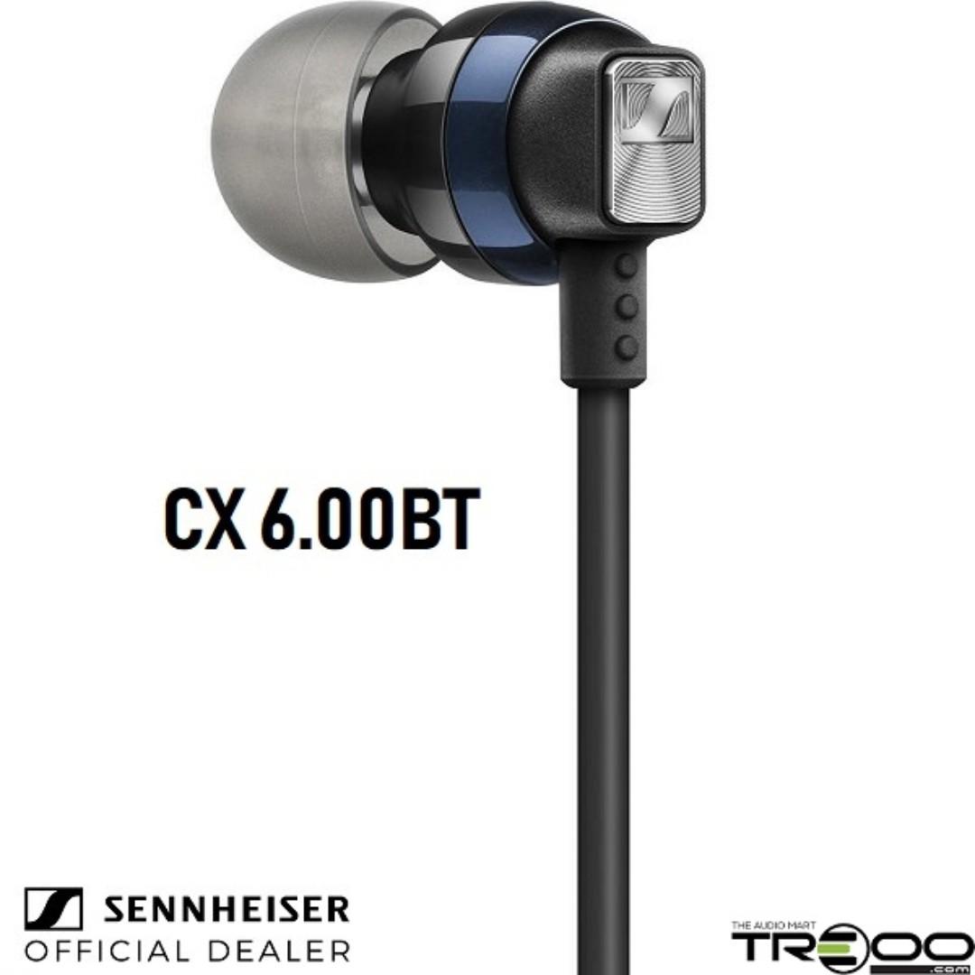 Sennheiser CX 6.00BT Wireless Bluetooth In Ear Earphone with Microphone