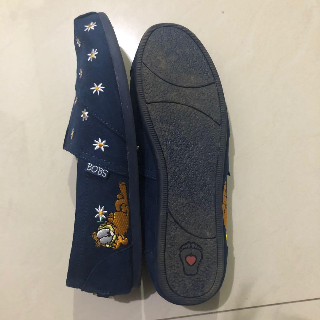 SKECHERS X GARFIELD FLOWERS NAVY SLIP ON