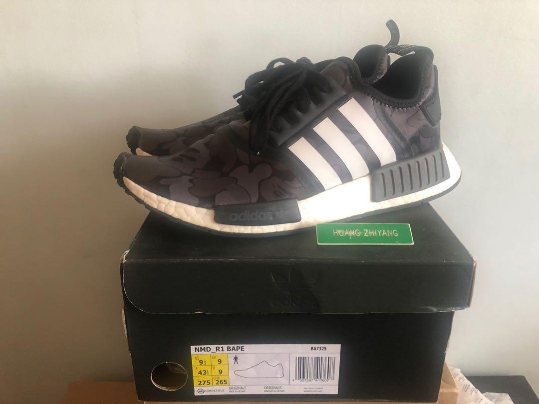 Adidas X Bape NMD R1 Camo with original materails from Adidas X Bape NMD R1 Camo with original materails from