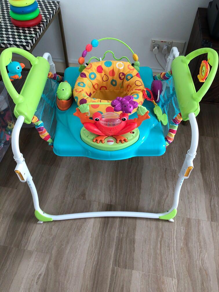 wooden jumperoo