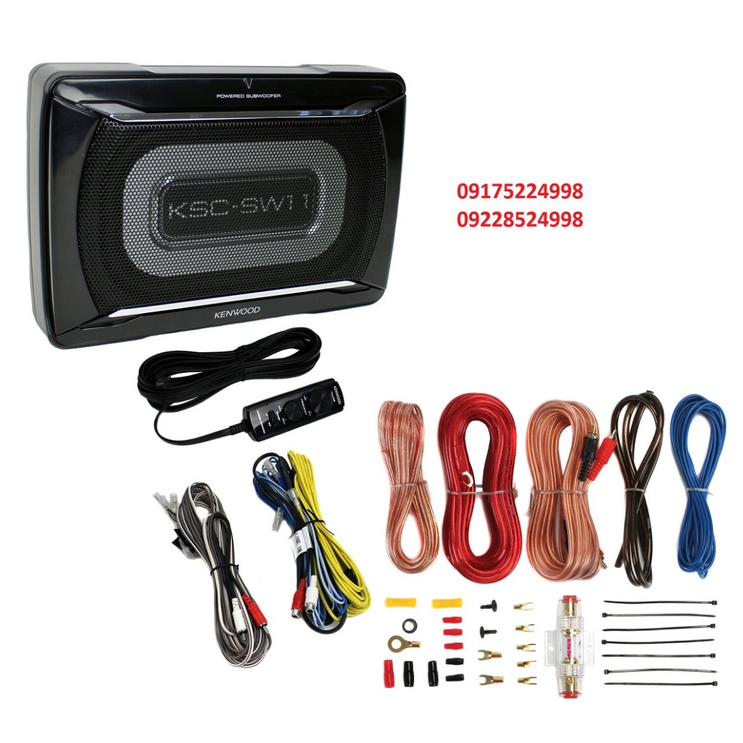 Powered Subwoofer Kenwood KSC-SW11 Compact - Safe And Sound HQ