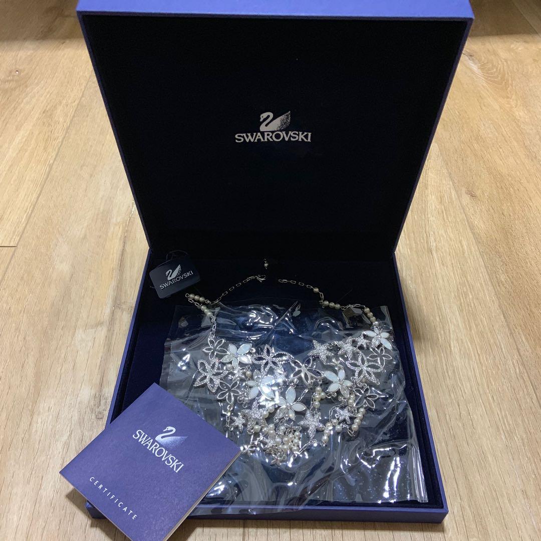 PRICE FURTHER REDUCED SWAROVSKI Crystal and Pearl Confetti Necklace