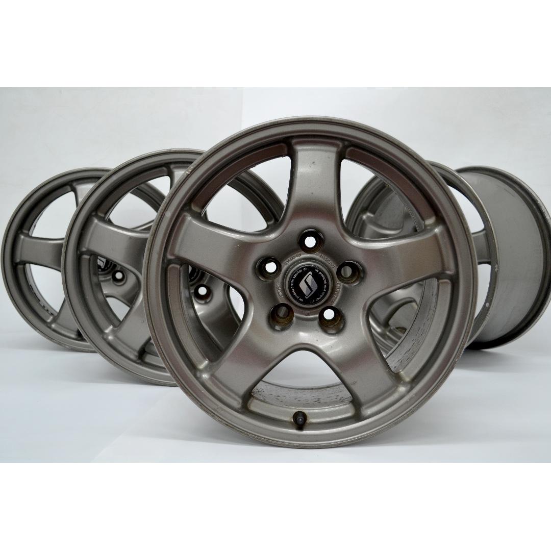 T3 17 NISSAN SKYLINE GTR R32 BNR32 OEM BBS RIM 16
