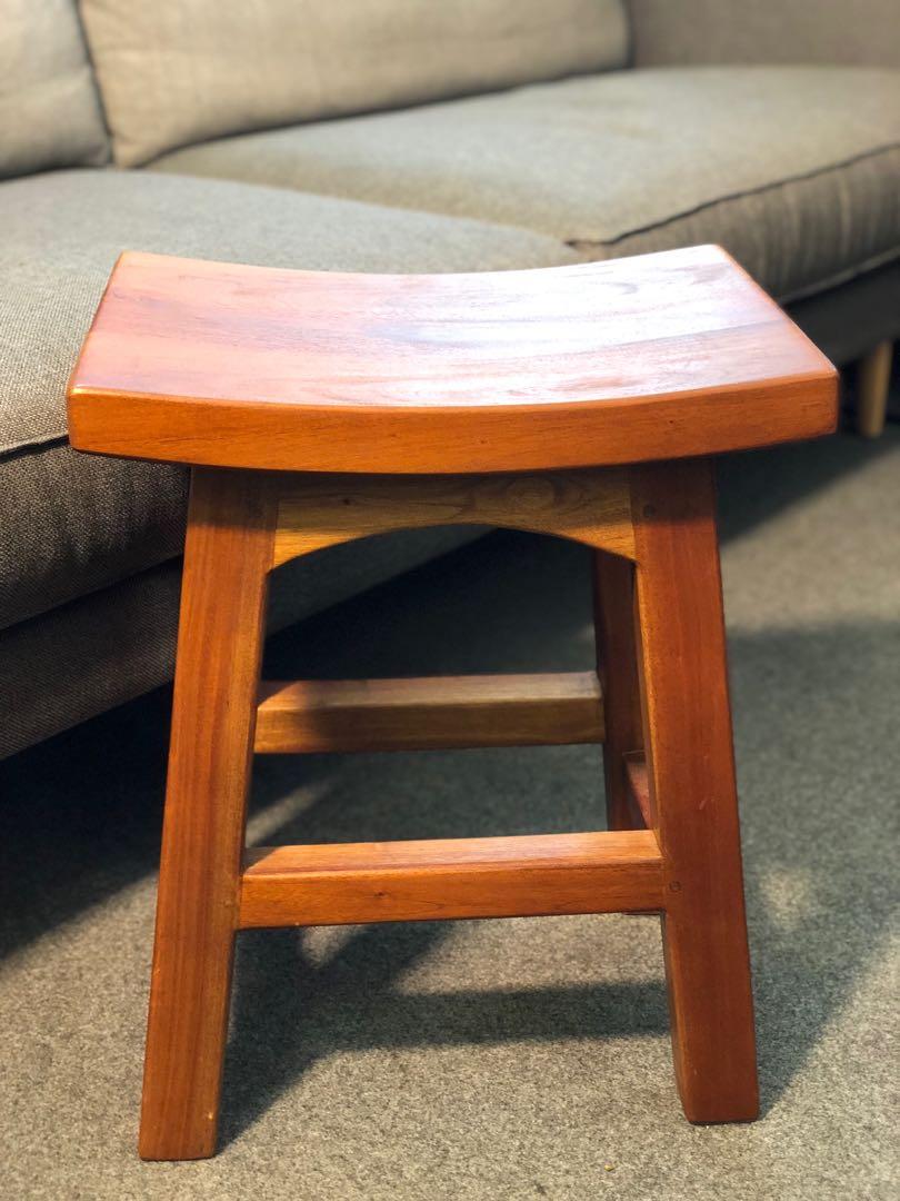 Teak Stool Bench Different Height 55 67 77 Cm Extra Off