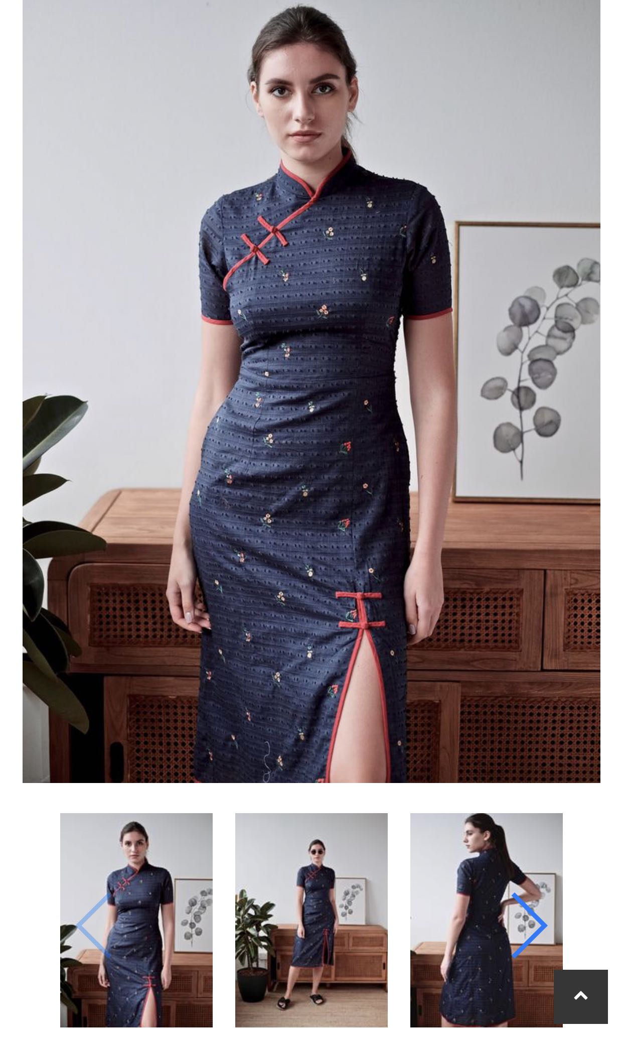 The Missing Piece Garden Patch Cheongsam Women s Fashion