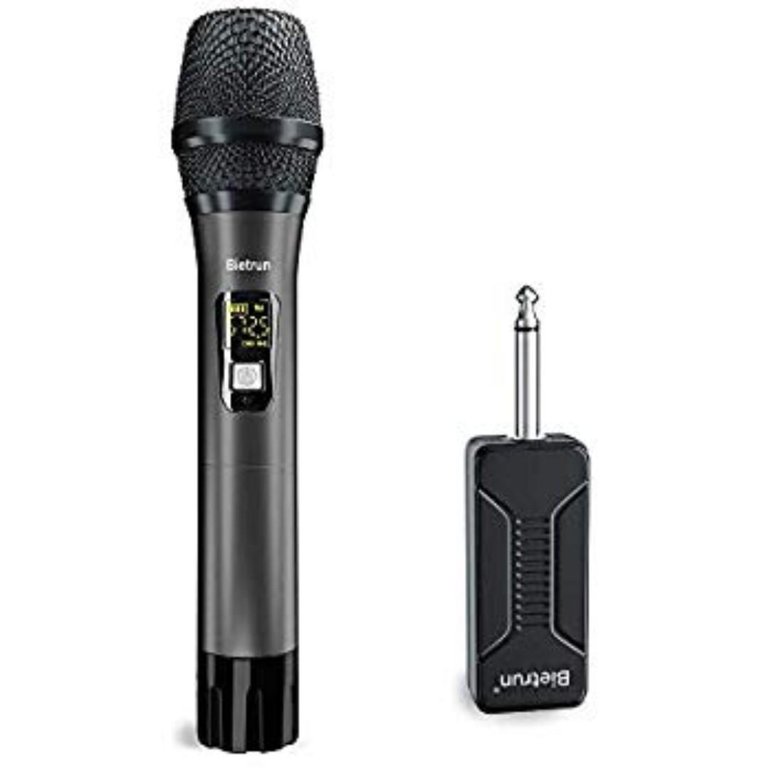 TONOR UHF Wireless Microphone Handheld Mic with Bluetooth Receiver 1/4 Output for Conference/Weddings/Church/Stage/Party/Karaoke 80ft 