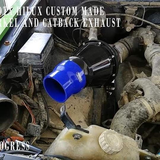 TOYOTA HILUX CUSTOM MADE SNORKEL PIPE AND CATBACK EXHAUST, Auto Accessories on Carousell