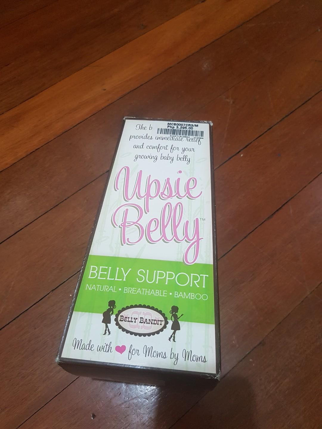 Upsie Belly Belly Support (Category: Maternity Care) located in Quezon City. Submitted by helpusdeclutter (Listing ID 247782815, Image 2). Description: Bought in Mothercare for P3,295 Selling for P2,000 only Size Mediun In great condition. Note: no more hot pack. you can just replace it with a new one. Belly Support Natural. Breathable. Bamboo Instantly relieves pregnancy discomforts. Minimizes stretch marks Adds back & abdominal support Helps re