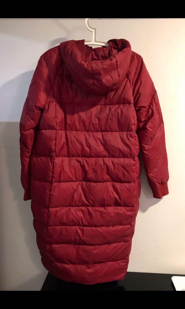 Winter Down Jacket (Dark Red), Women's 