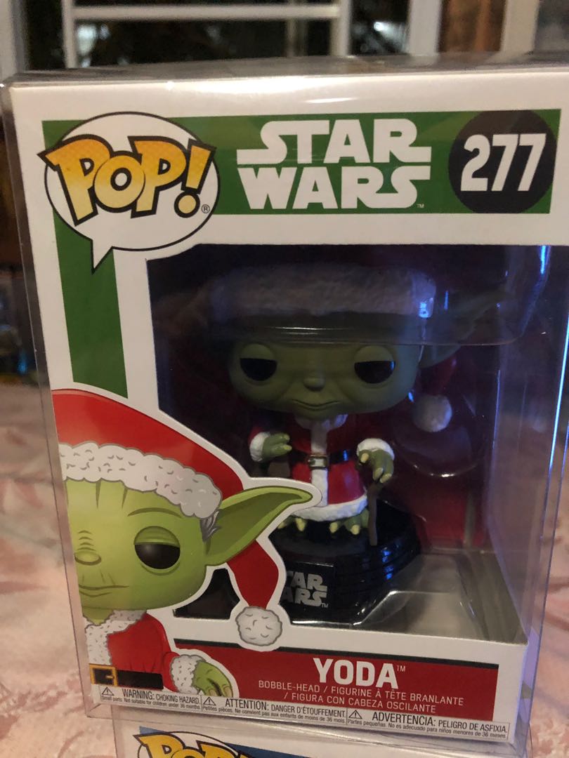 yoda christmas funko pop