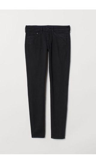 H&M black super skinny jeans