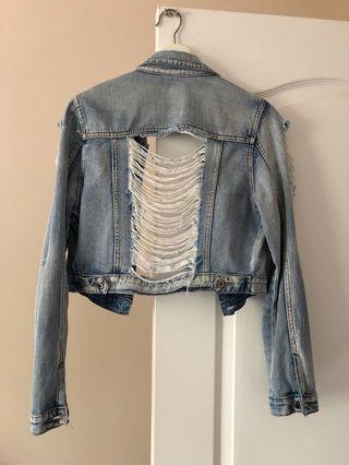 Windsor distressed jean jacket