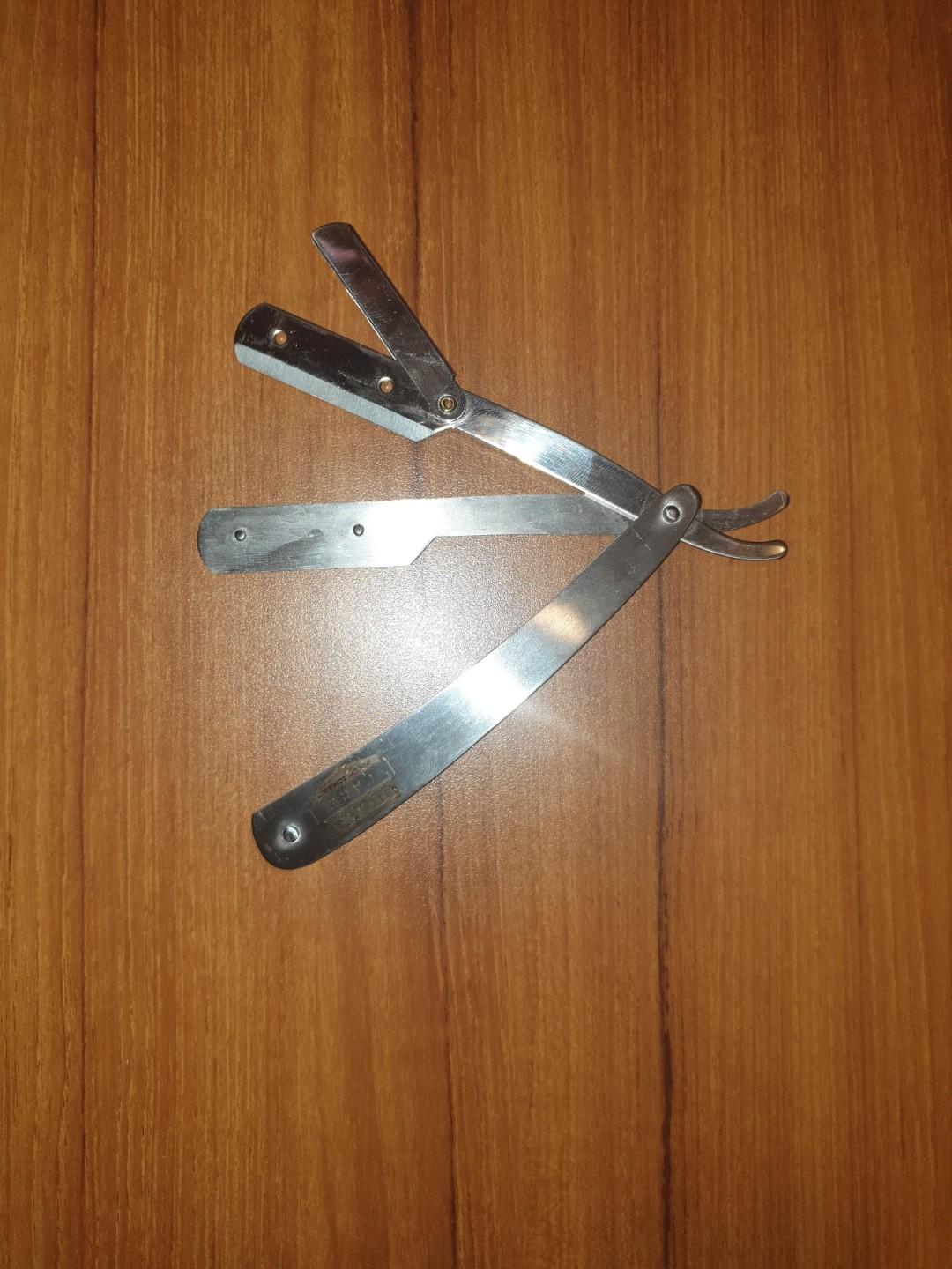 Stainless Steel Direct From Usa Professional Barber Straight Edge