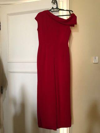 #HBDCarousell #LalamoveCarousell Red Jumpsuit (not incl. belt)