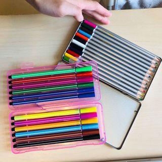 色鉛筆+著色筆 9.9成新