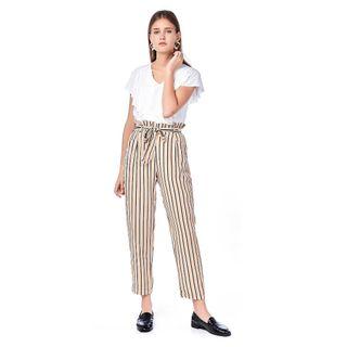 Nela Stripe Pants - The Editors Market (Size S)