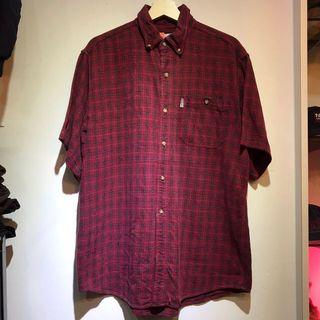 Carhartt 紅色格紋襯衫（#646）