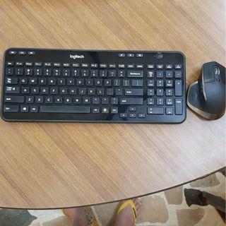 Logitech MX Master and K360 wireless keyboard