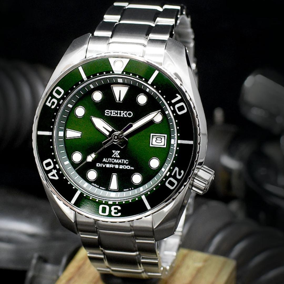 SEIKO GREEN SUMO PROSPEX AUTOMATIC SPB103J1 DIVERS